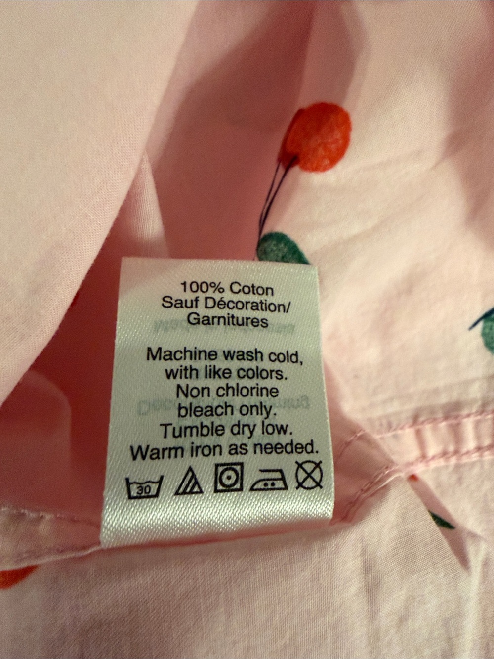J. Crew Pink Cherry-Print Short Pajama Set - Picture 9 of 9